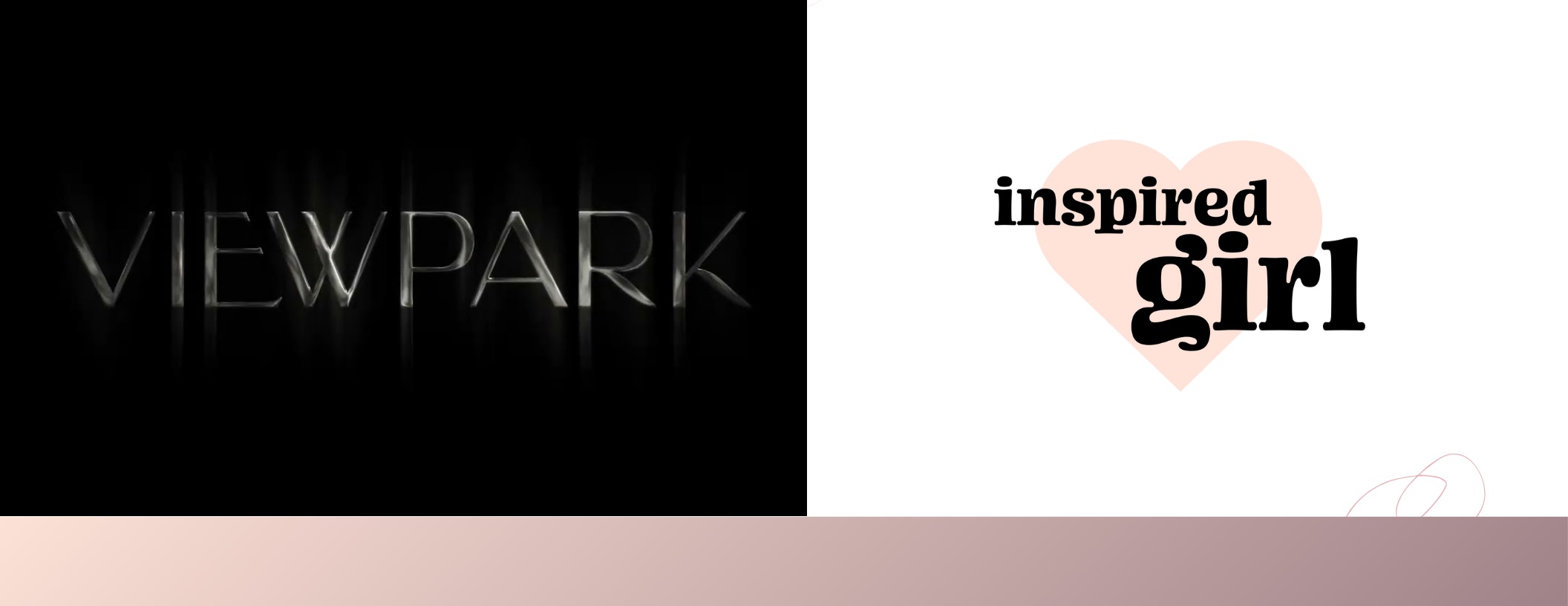 Pastel Pink Pastel Green Organic Shapes and Blobs Company Brochure – Outer Page